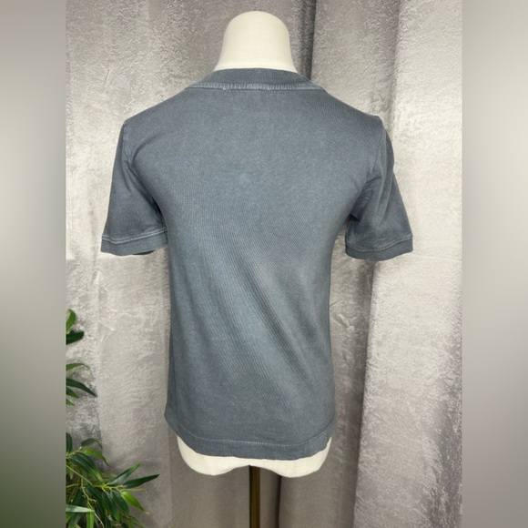 Zara Women’s Crew Neck Short Sleeve Tee Gray Wash Sz XS - Picture 6 of 10